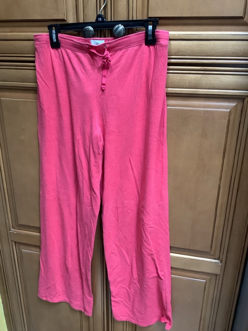 RED WIDE LEG PJs